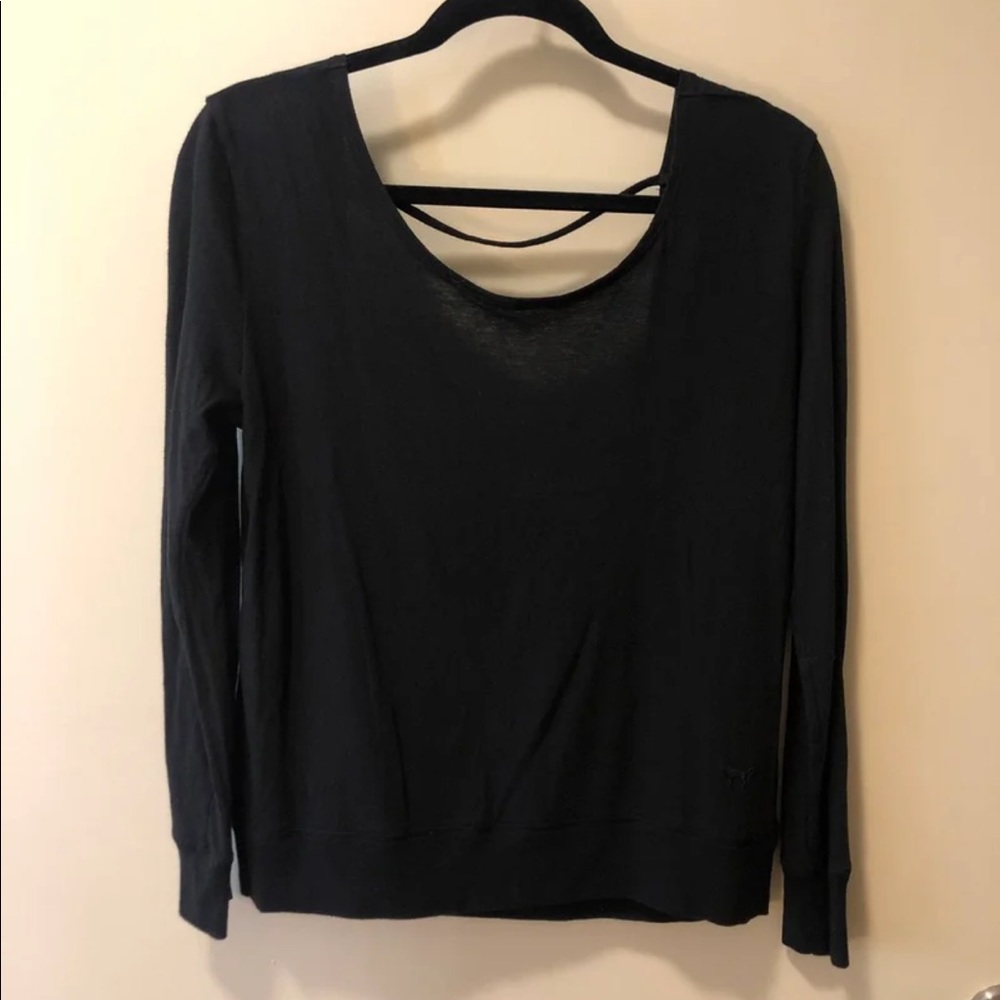 Open Back Long Sleeve T, Size XS